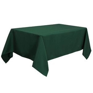 Polyester Tablecloth Wrinkle and Spillproof 60"x104" Green